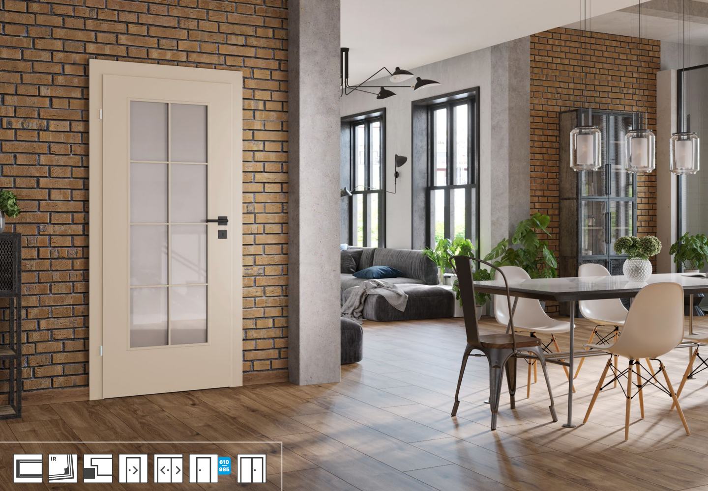 Loft Doors (Design 1)